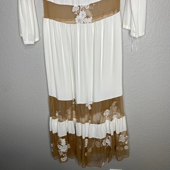 For Love and Lemons White Lace Eva Midi Dress XS - Picture 5 of 12